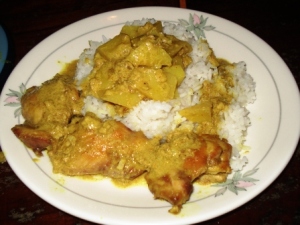 Kiwi chicke curry