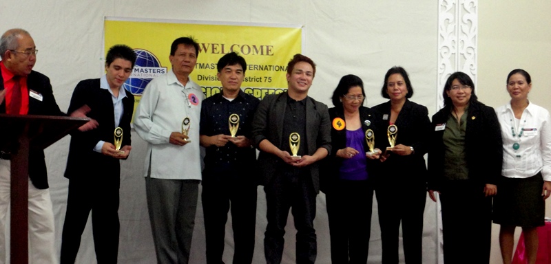 Winner of the Division D Speech Competition in Bacolod