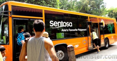 Easy to get around with the Sentosa Bus