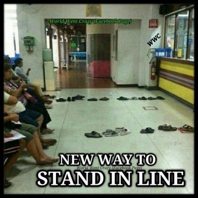 falling in line