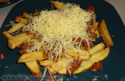 Chili Cheese Fries - Really messy - like they have to be