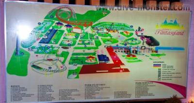 Fantasyland Dapitan - Map of Attractions 