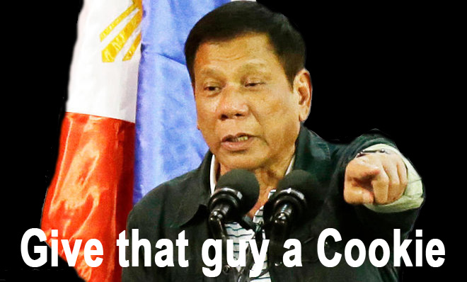 Duterte - Give that man a cookie
