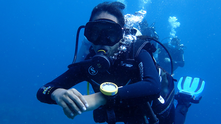 My First Scuba Diving in Apo Island