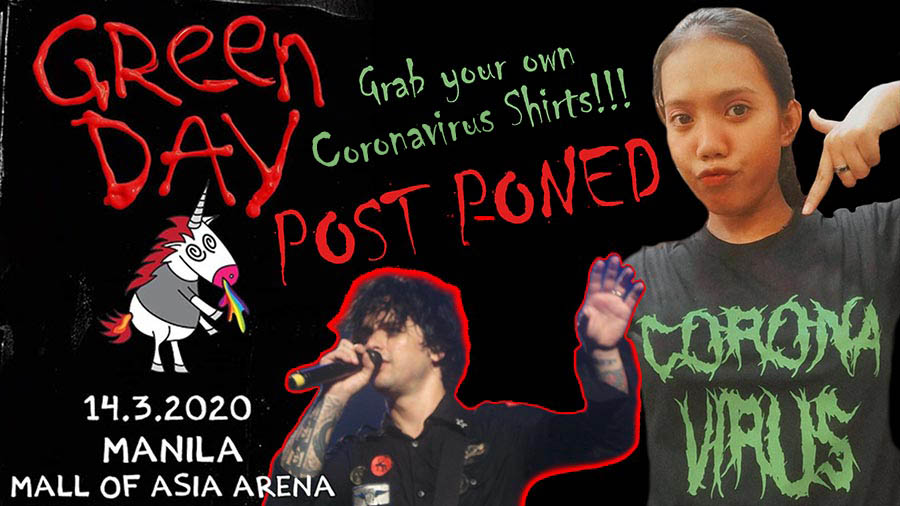 Green Day 2020 Tour & Concert in Manila, Philippines – POSTPONED