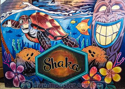 Shaka Hawaiian Restaurant - wall painting