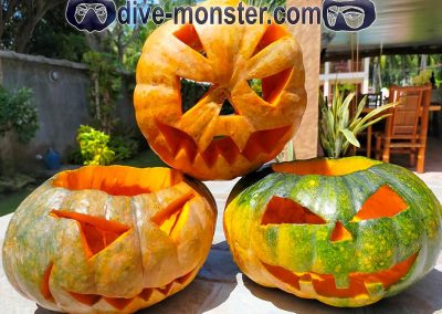 Dive Monsters - Pumpkin Carving Design