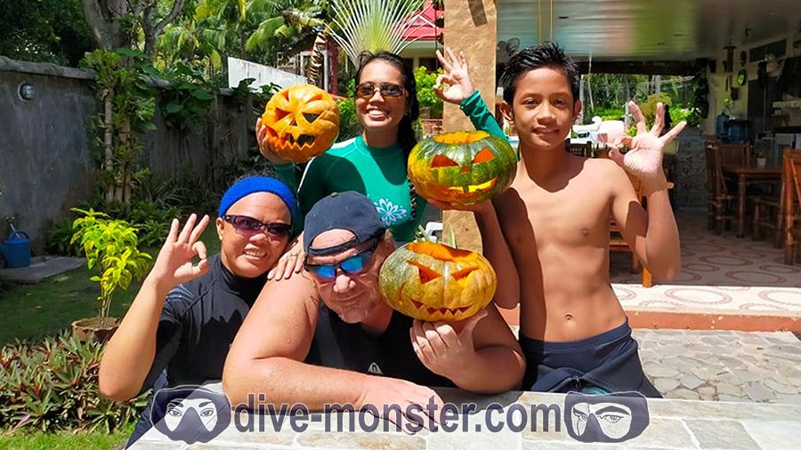 Dive Monsters - Pumpkin Carving Designs